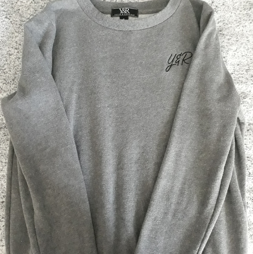 ☆Gray Young and Reckless Sweatshirt☆